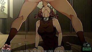 Наруто Шиноби Взрослая Игра - Первый Моэги Минет Боруто - порно видео