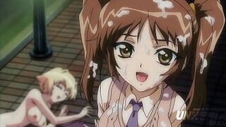 Эксгибиционистская оргия с трахом на улице! Самый странный хентай, который вы увидите - порно видео