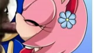 Эми Роуз делает минет настоящему мужчине - порно видео